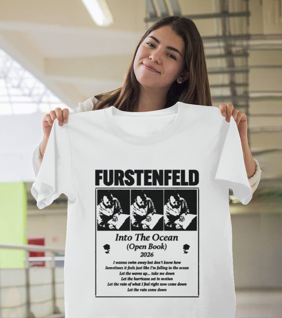Furstenfeld Into The Ocean Open Book Lyrics 2016 T-Shirt