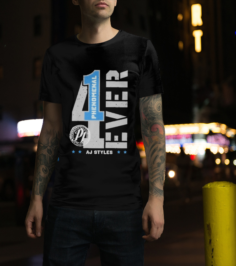AJ Styles Phenomenal 1 Forever WWE T-Shirt