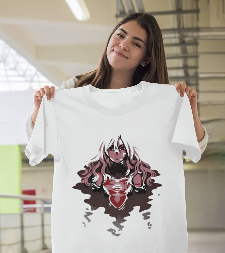 Signalis Remember Our Promise Anime Character With Heart Symbol And Pink Hair T-Shirt