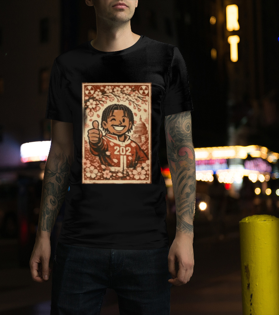 Vault 202 February 26 Cherry Blossom Capitol Thumbs Up T-Shirt