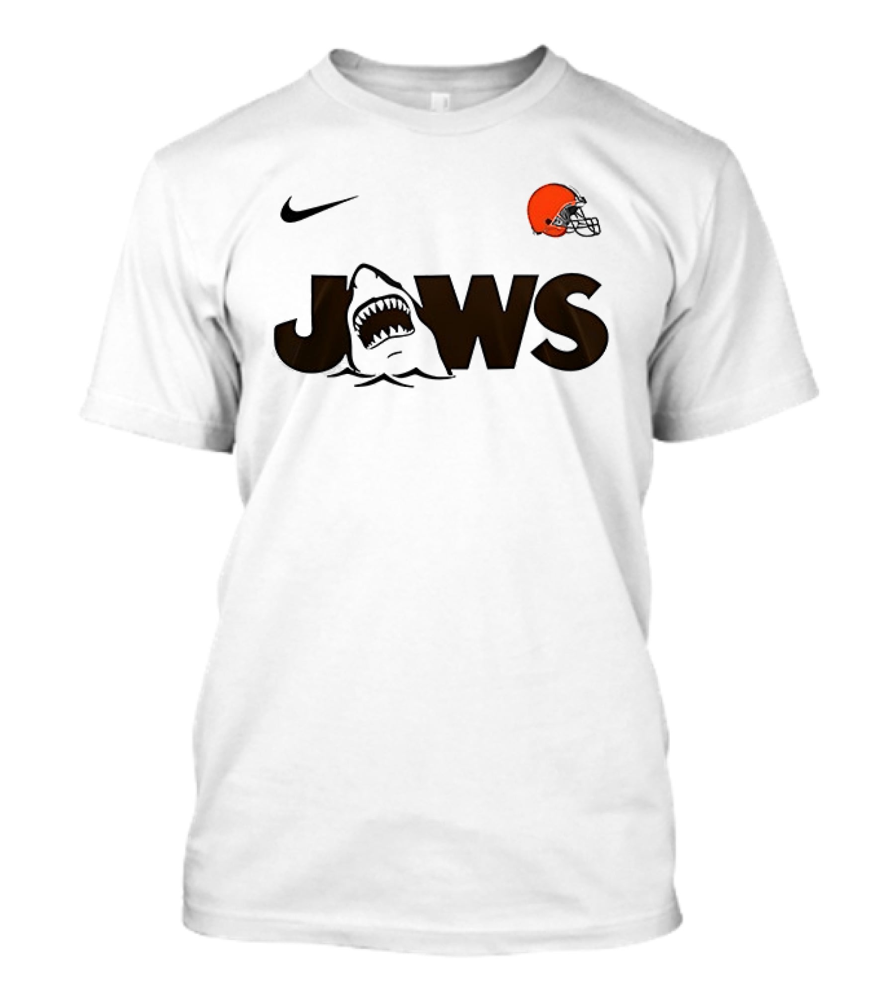 Nike Cleveland Browns Jaws 50th Anniversary Collection T-Shirt
