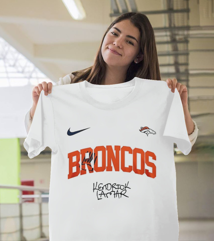 Nike Denver Broncos Kendrick Lamar King Kunta Collaboration T-Shirt