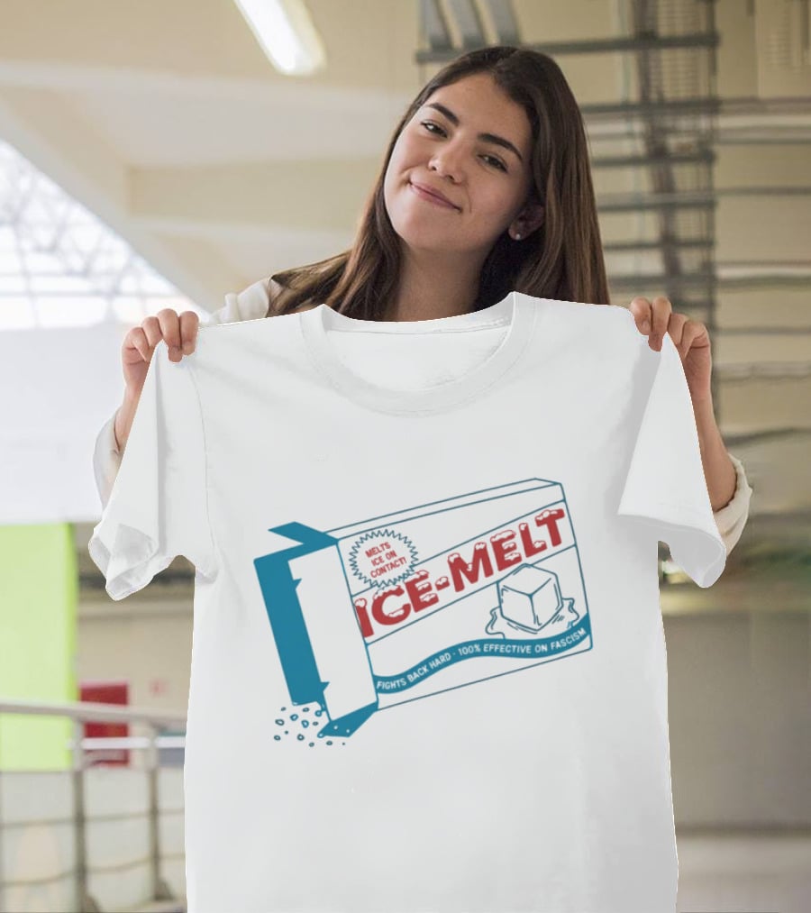 Ice Melt Salt Box Ice Cubes Winter Snow Solution T-Shirt
