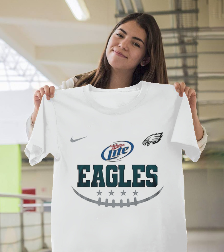 Philadelphia Eagles Miller Time Nike Football Team Collaboration T-Shirt