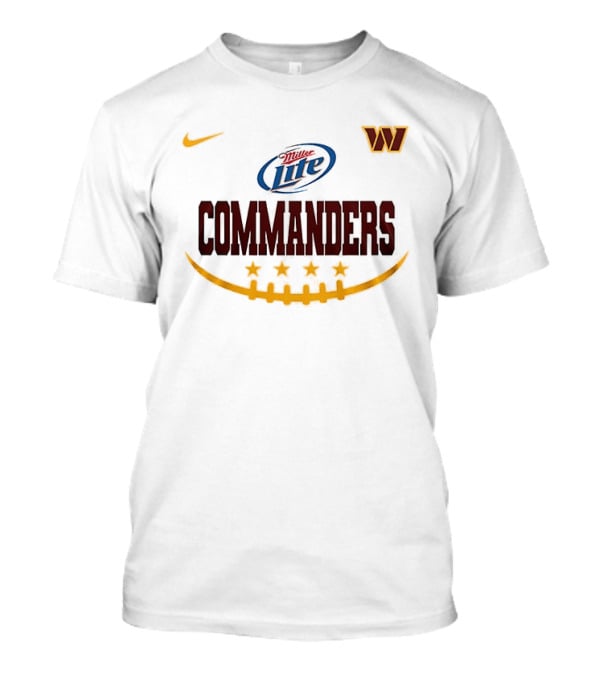 Miller Lite Washington Commanders Nike Collaboration T-Shirt
