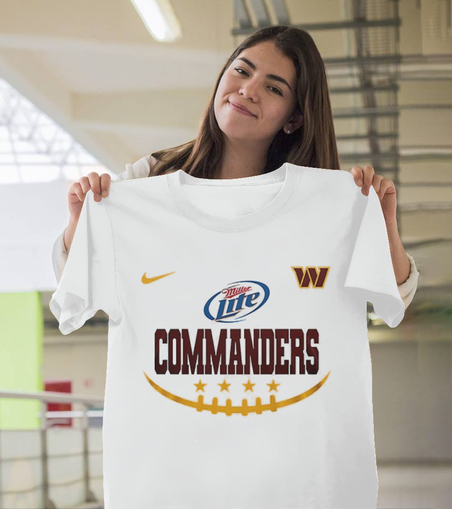 Miller Lite Washington Commanders Nike Collaboration T-Shirt