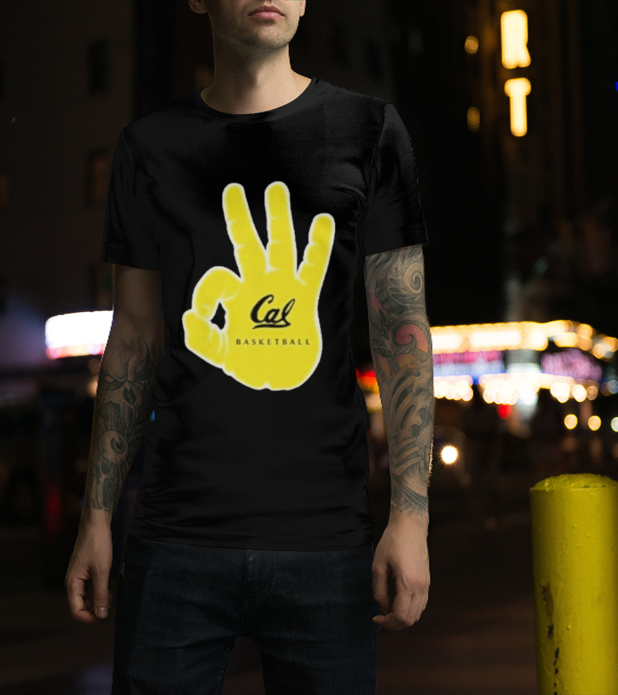 Cal Basketball Hand Sign California Golden Bears T-Shirt