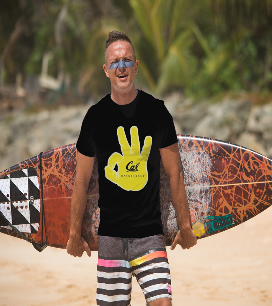 Cal Basketball Hand Sign California Golden Bears T-Shirt