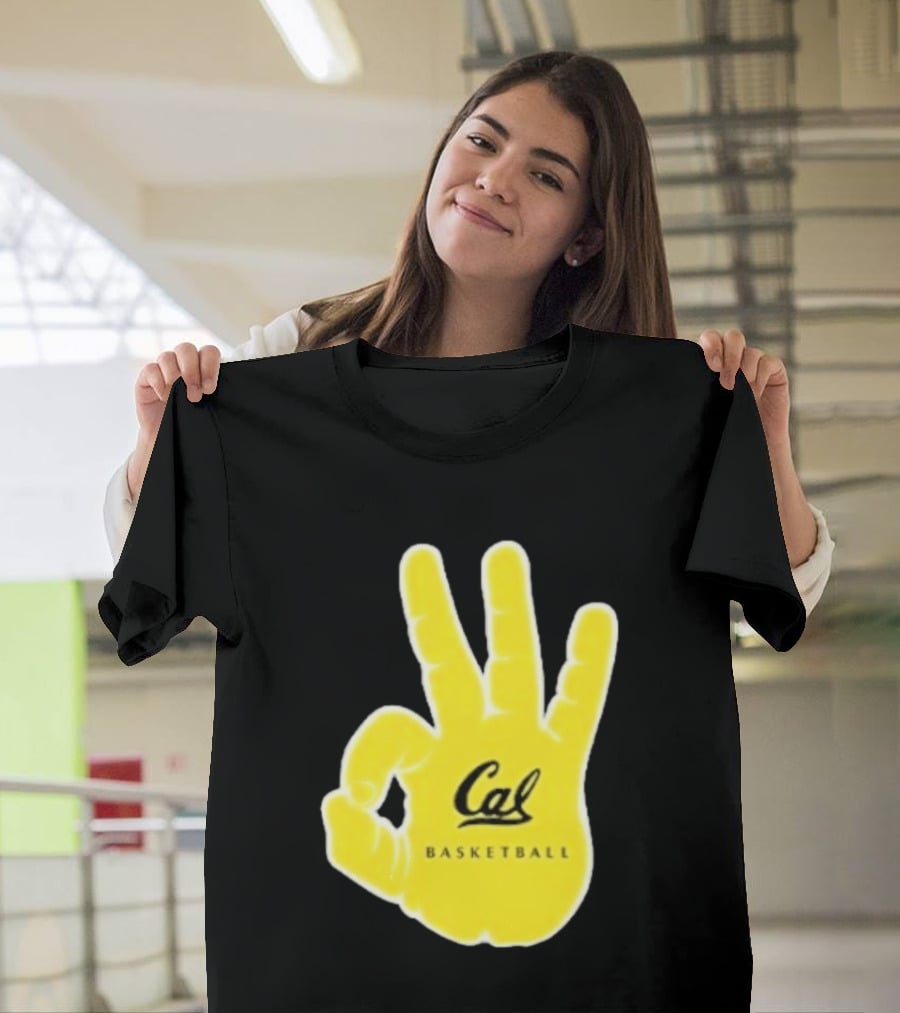 Cal Basketball Hand Sign California Golden Bears T-Shirt
