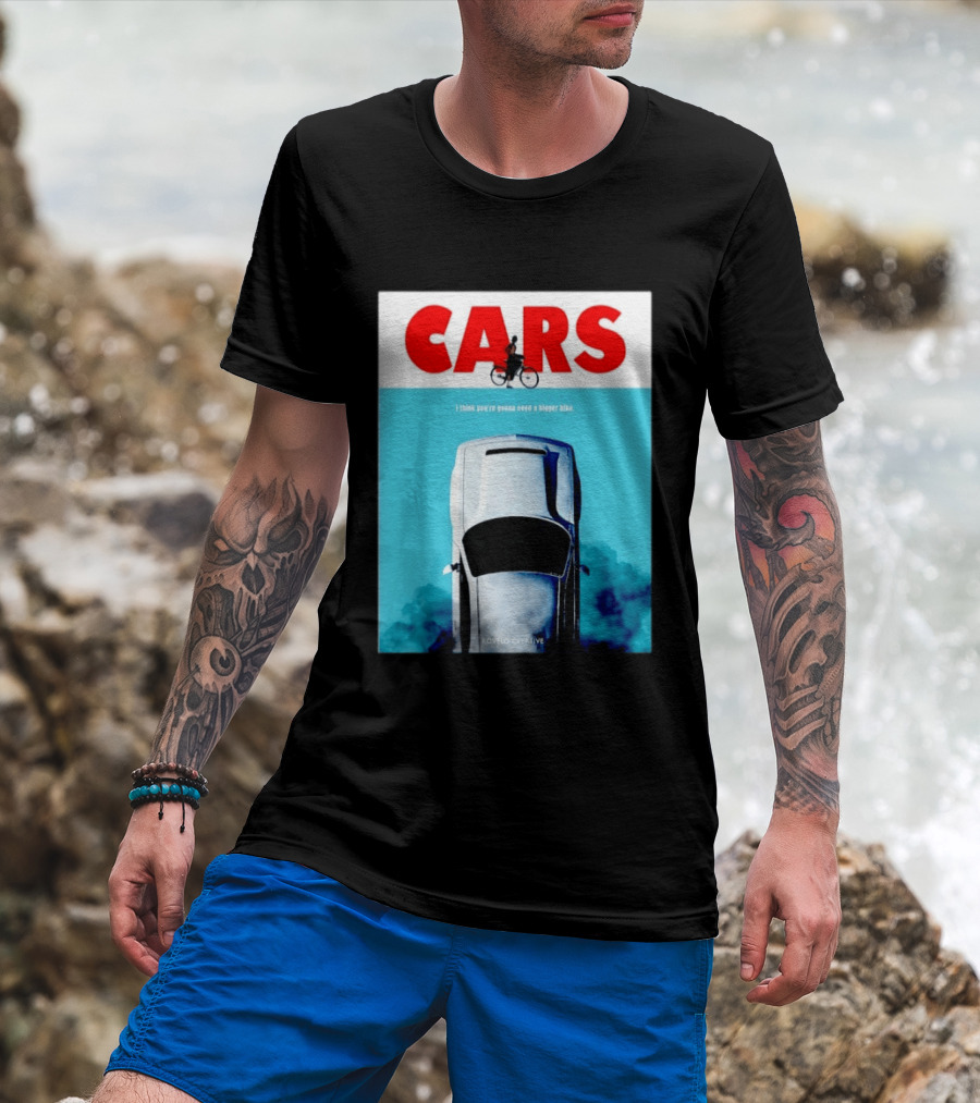 Cars I Think You're Gonna Need A Bigger Bike Jaws T-Shirt