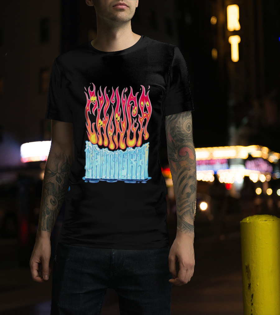 Chili Chimichanga Ice Fire Fusion Melting Pantera T-Shirt