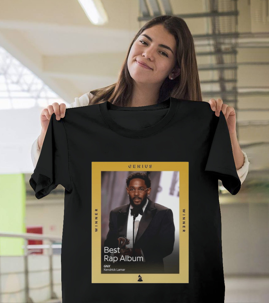 Genius Winner Kendrick Lamar Best Rap Album GNX T-Shirt