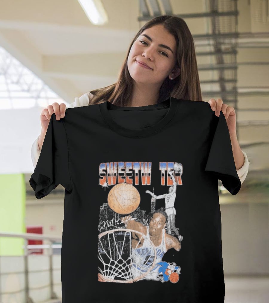 Mitchell And Ness Nathaniel Clifton Sweetwater New York Knicks NBA Pioneers Player T-Shirt