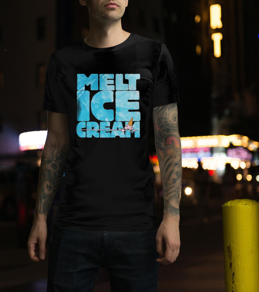 Ben & Jerry's Melt Ice Cream Frozen Treat Humor T-Shirt
