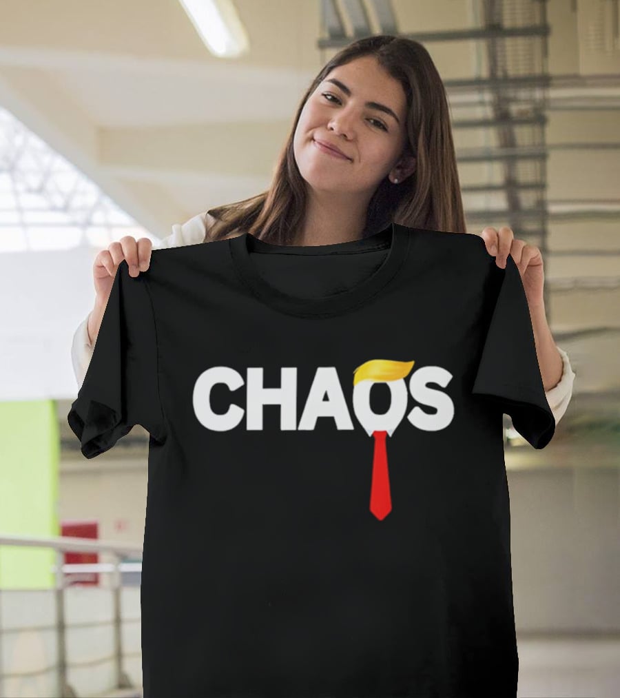 CHAOS Trump Hair Iconic Red Tie T-Shirt