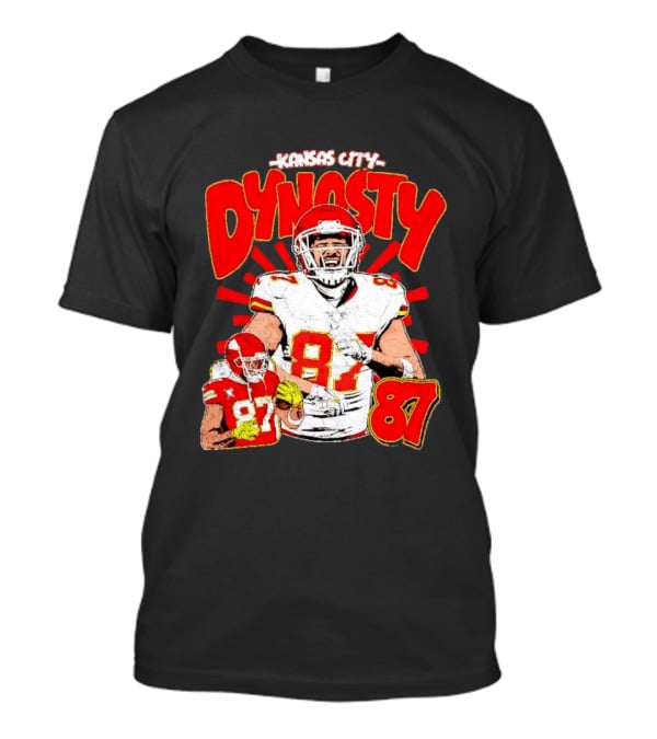Kansas City Dynasty 87 Kelce Football Legacy T-Shirt