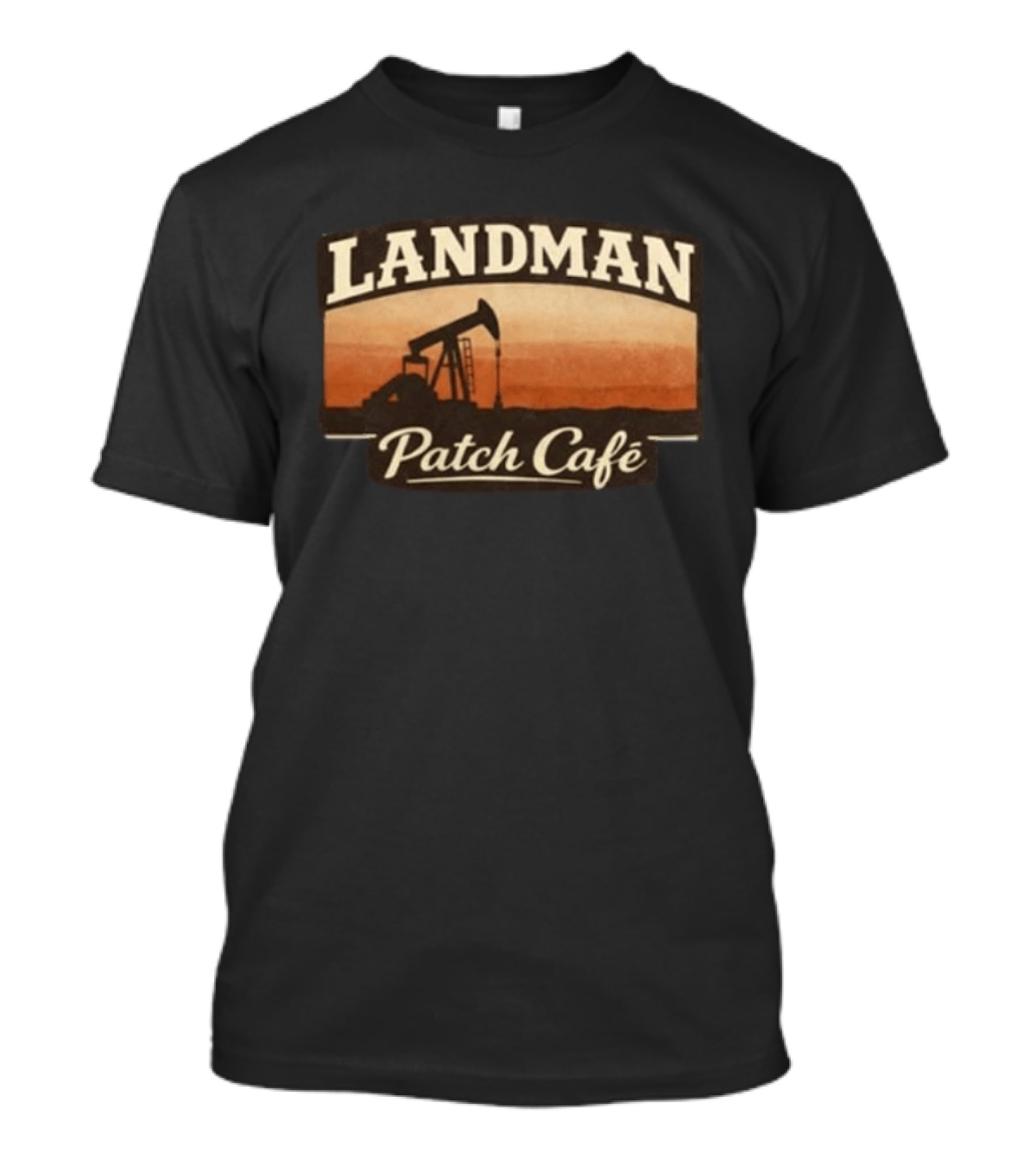 Landman Patch Café Oilfield T-Shirt