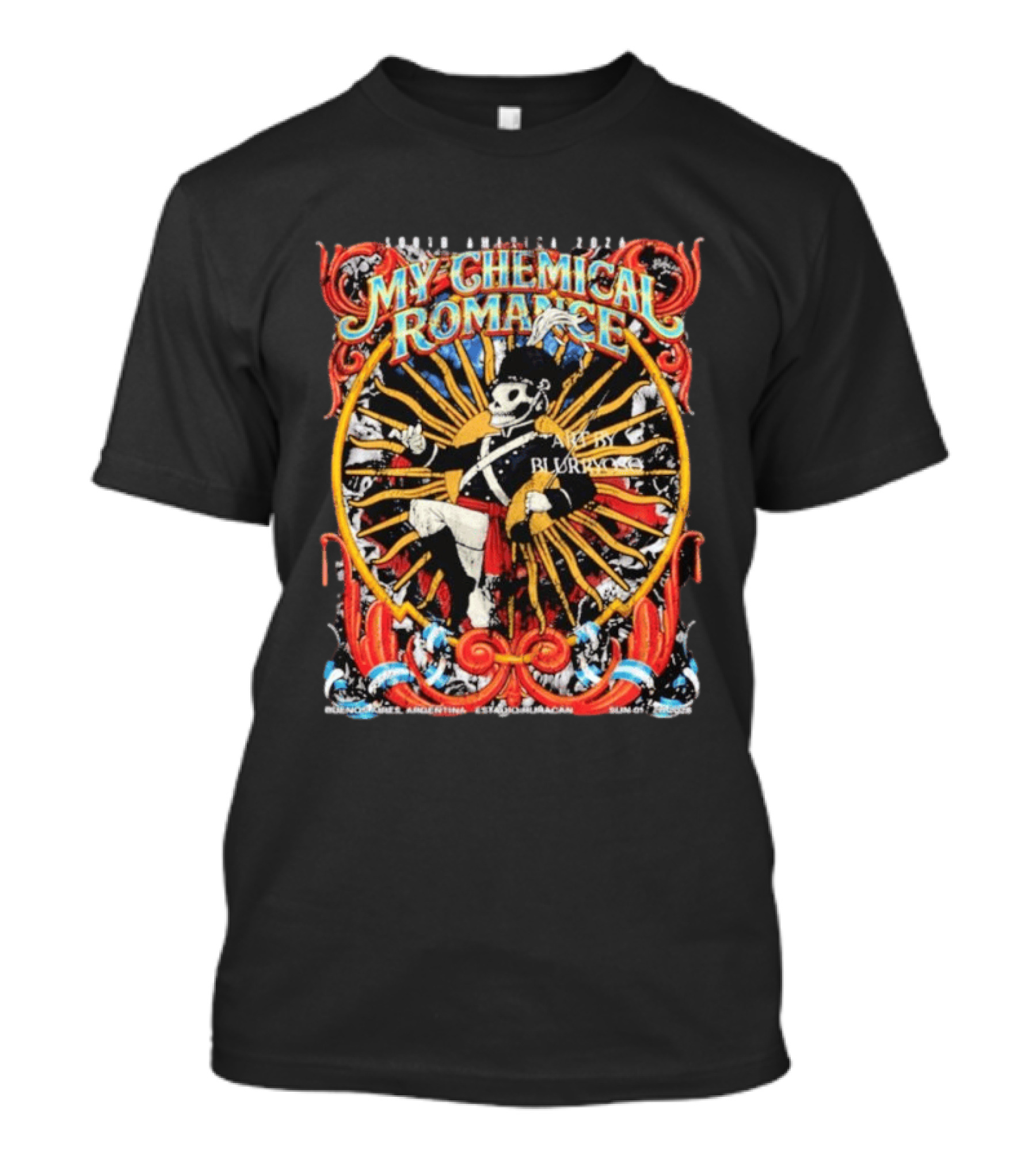 My Chemical Romance Argentina Tour 2026 Lucho Rivera T-Shirt