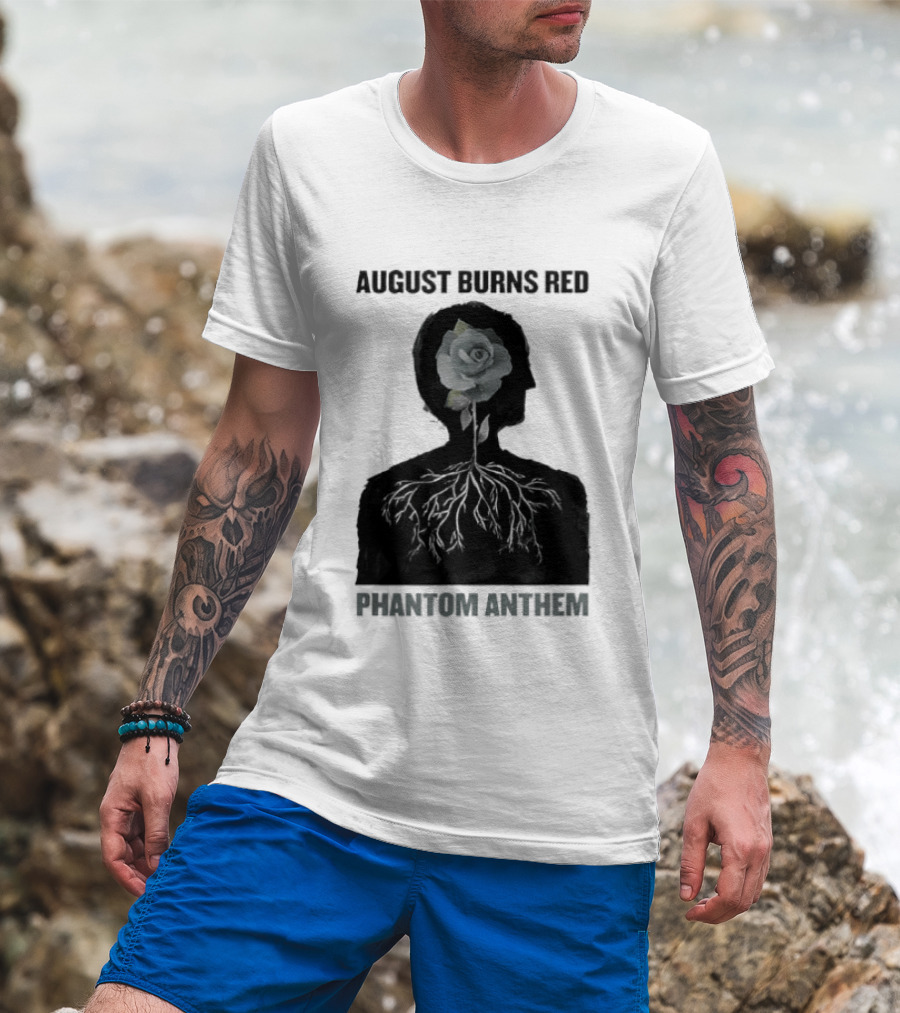 August Burns Red Phantom Anthem Rose T-Shirt