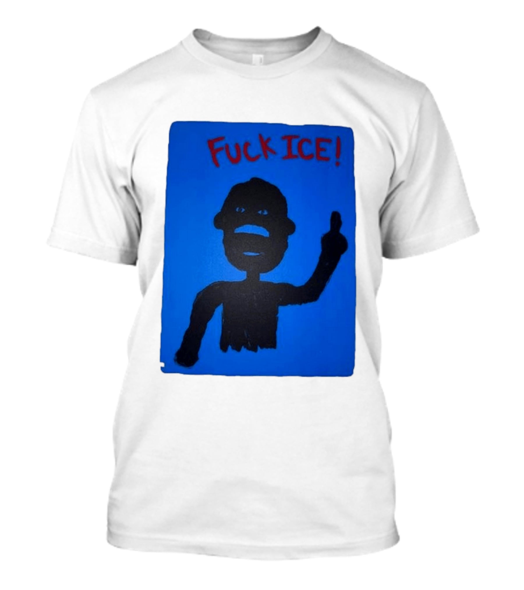 Kid Cudi Protest Message Blue T-Shirt