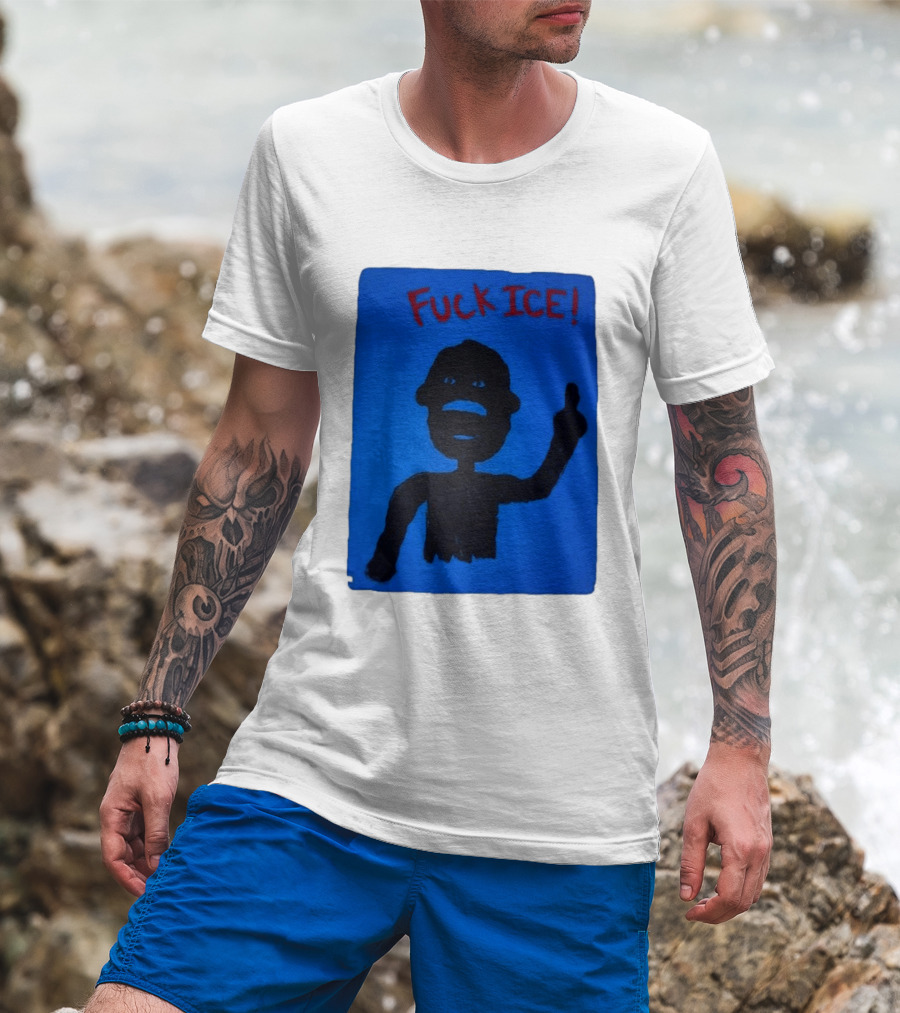 Kid Cudi Protest Message Blue T-Shirt