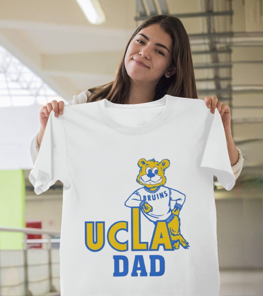 UCLA Dad Bruins Bear Mascot Official Mark Cuban T-Shirt