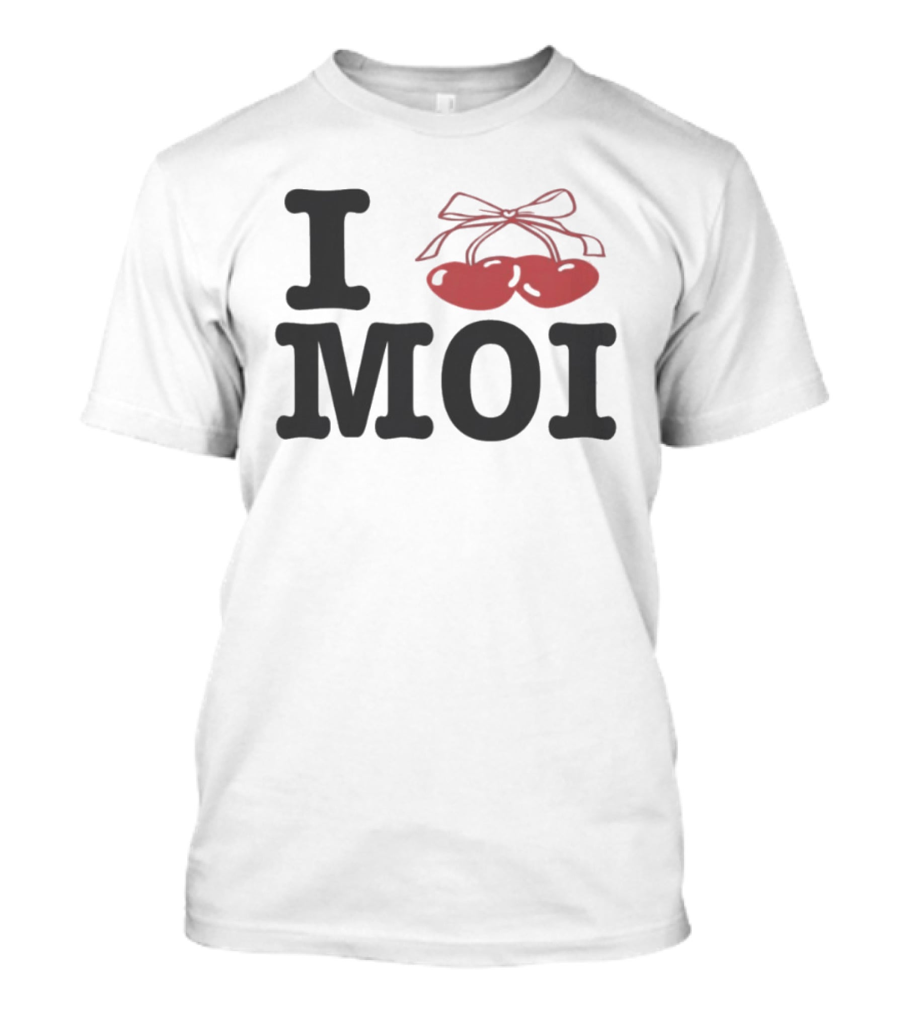 Cozy Crush I Love Moi Cherry Bow T-Shirt