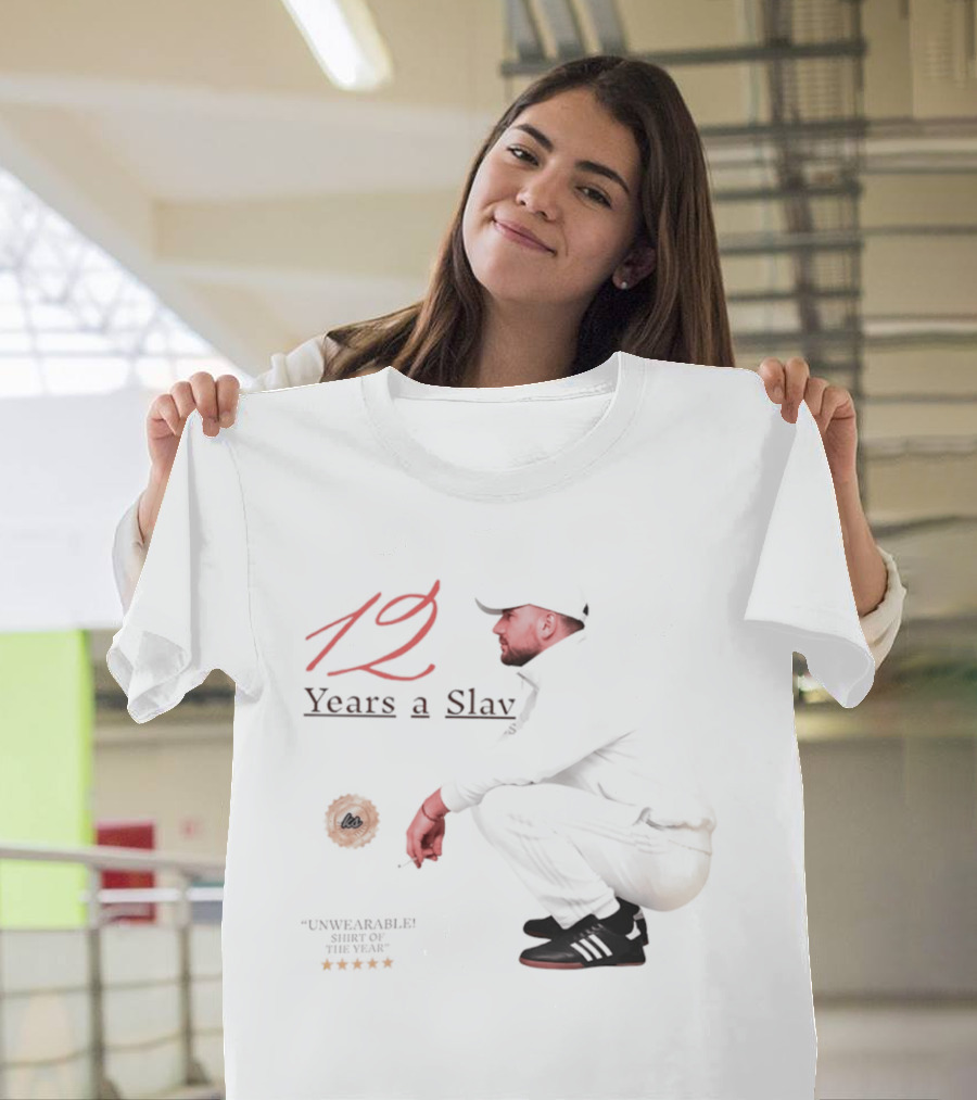 12 Years A Slav Adidas Tracksuit And Squatting Guy T-Shirt