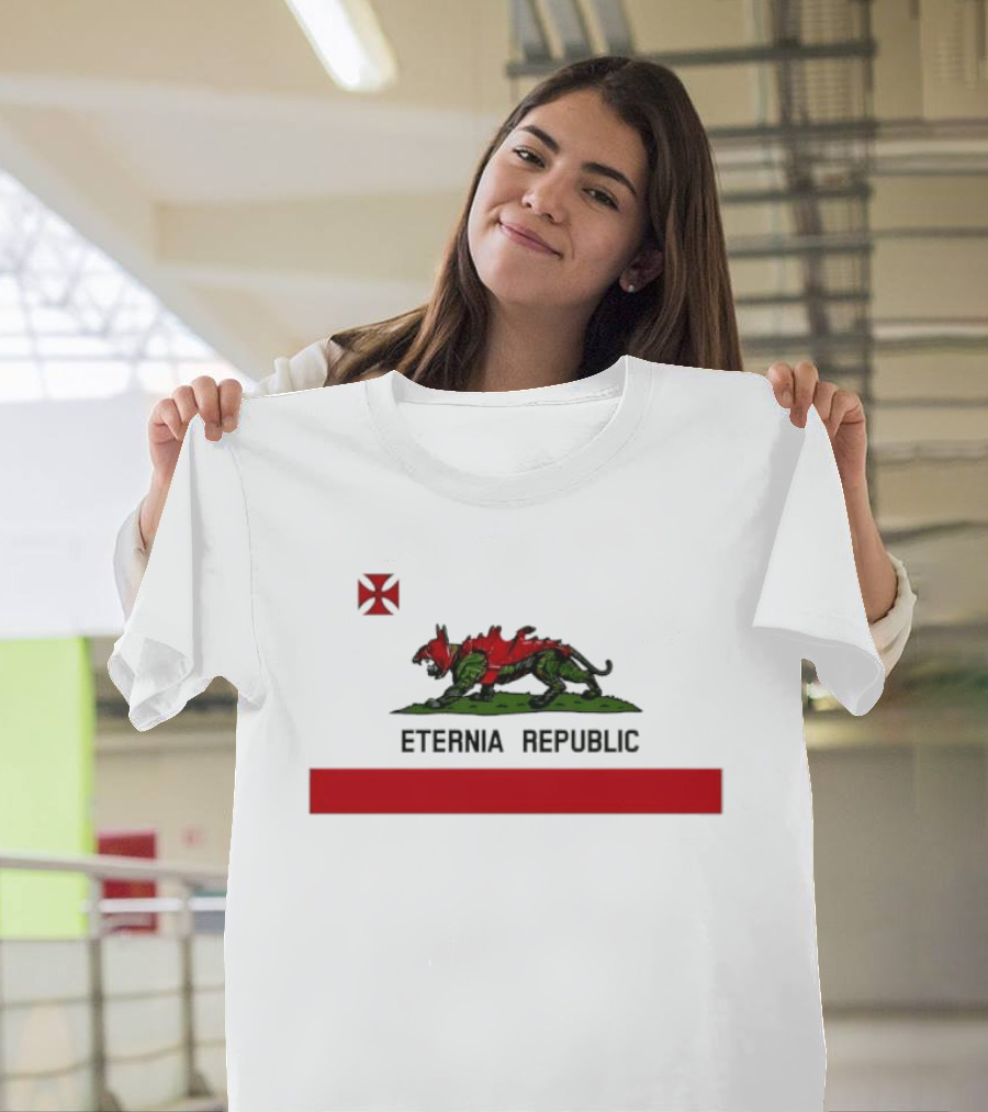 Eternia Republic Battle Cat Emblem Power And Honor T-Shirt