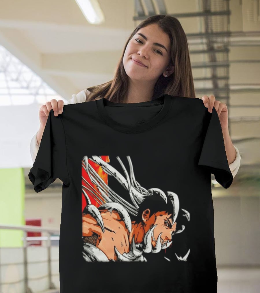 Obito Battle Mode Fourth Great Ninja War Scene Naruto Anime T-Shirt