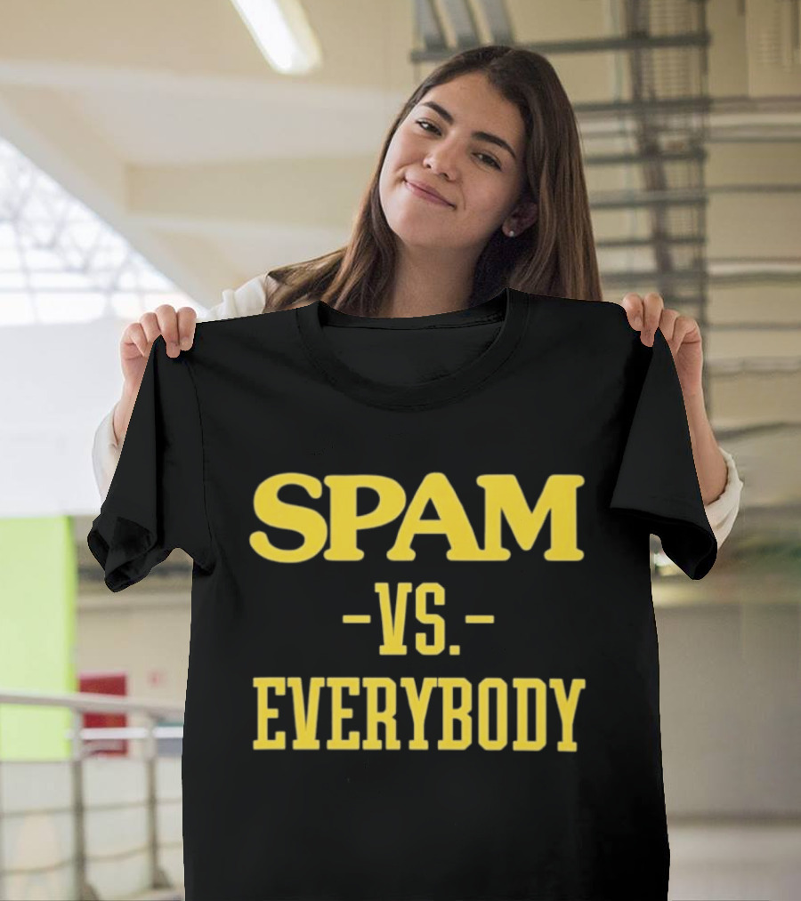 Tetairoa McMillan Spam VS Everybody Yellow T-Shirt