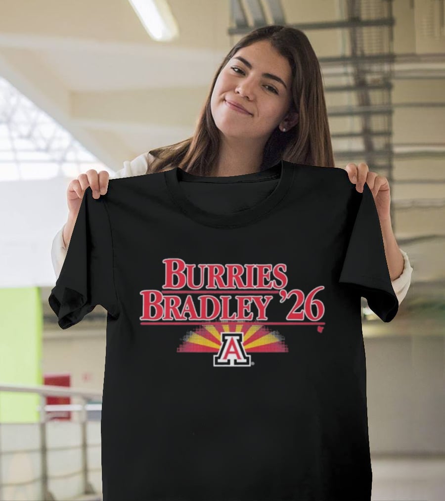 Burries Bradley '26 Arizona Basketball Sunburst A T-Shirt