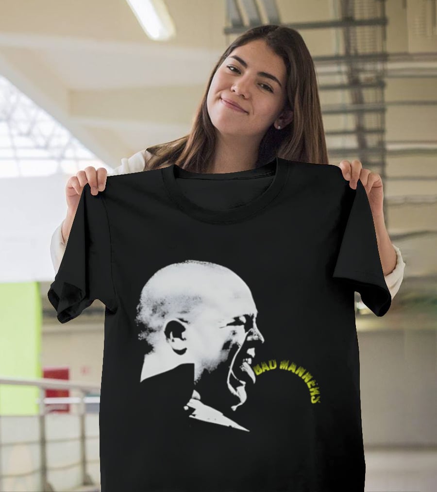 Bad Manners Buster Bloodvessel Tongue Out Profile T-Shirt
