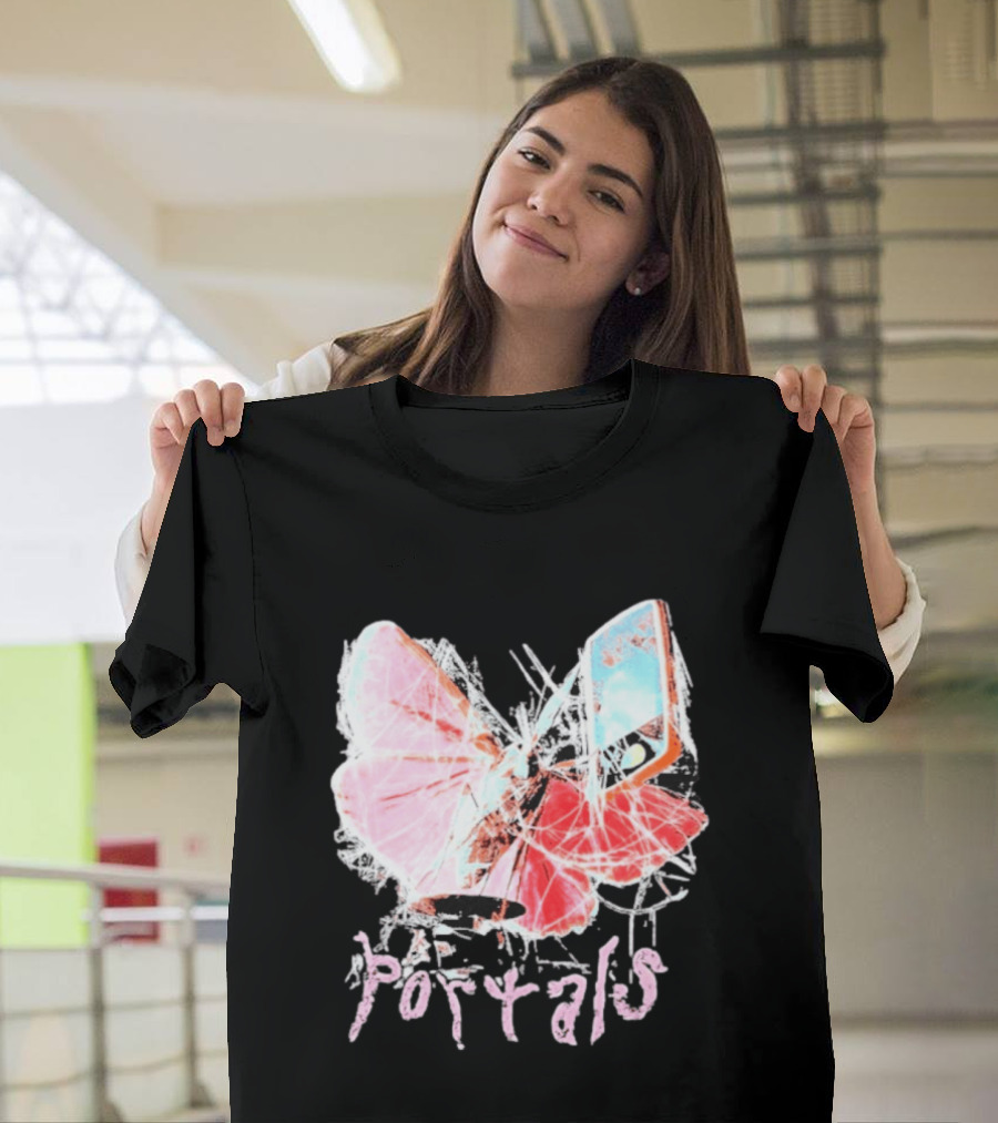 Melanie Martinez Portals Spiderweb Butterfly Phone T-Shirt