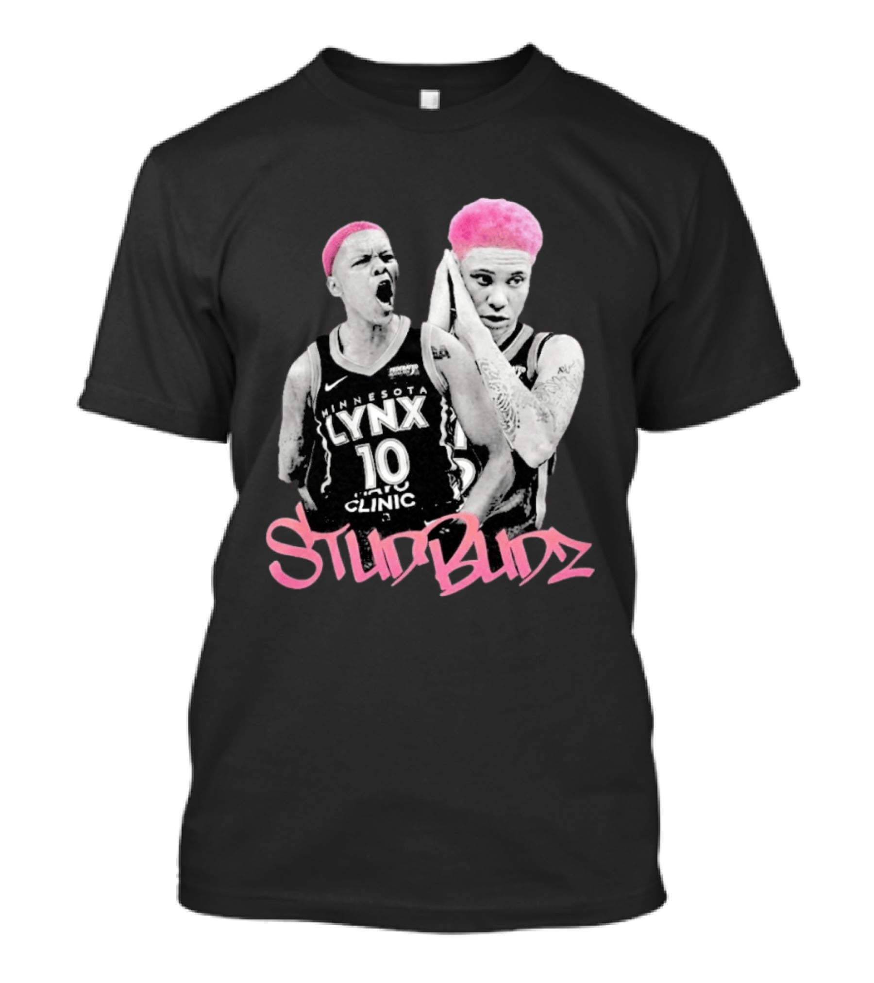 Courtney Williams Natisha Hiedeman Studbudz Minnesota Lynx WNBA T-Shirt