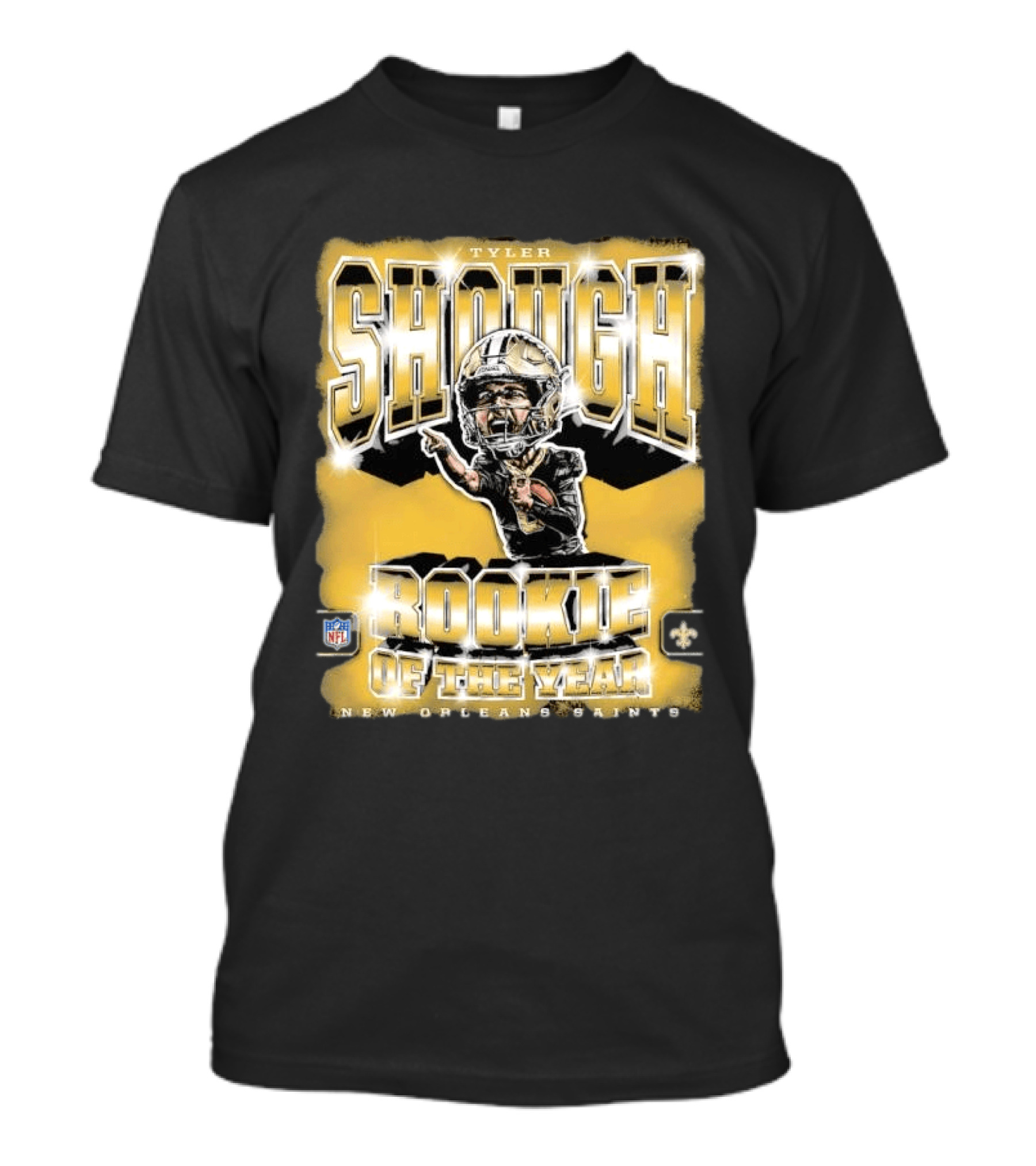 Tyler Shough New Orleans Saints Rookie Of The Year NFL T-Shirt