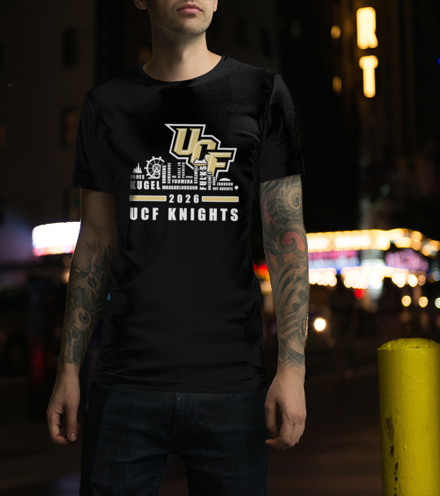 UCF Knights Kugel Campbell 2026 Skyline T-Shirt