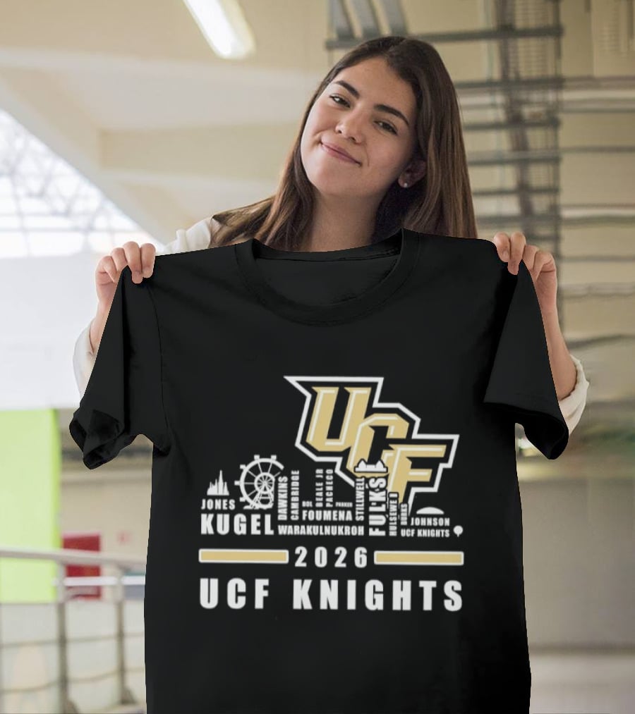 UCF Knights Kugel Campbell 2026 Skyline T-Shirt