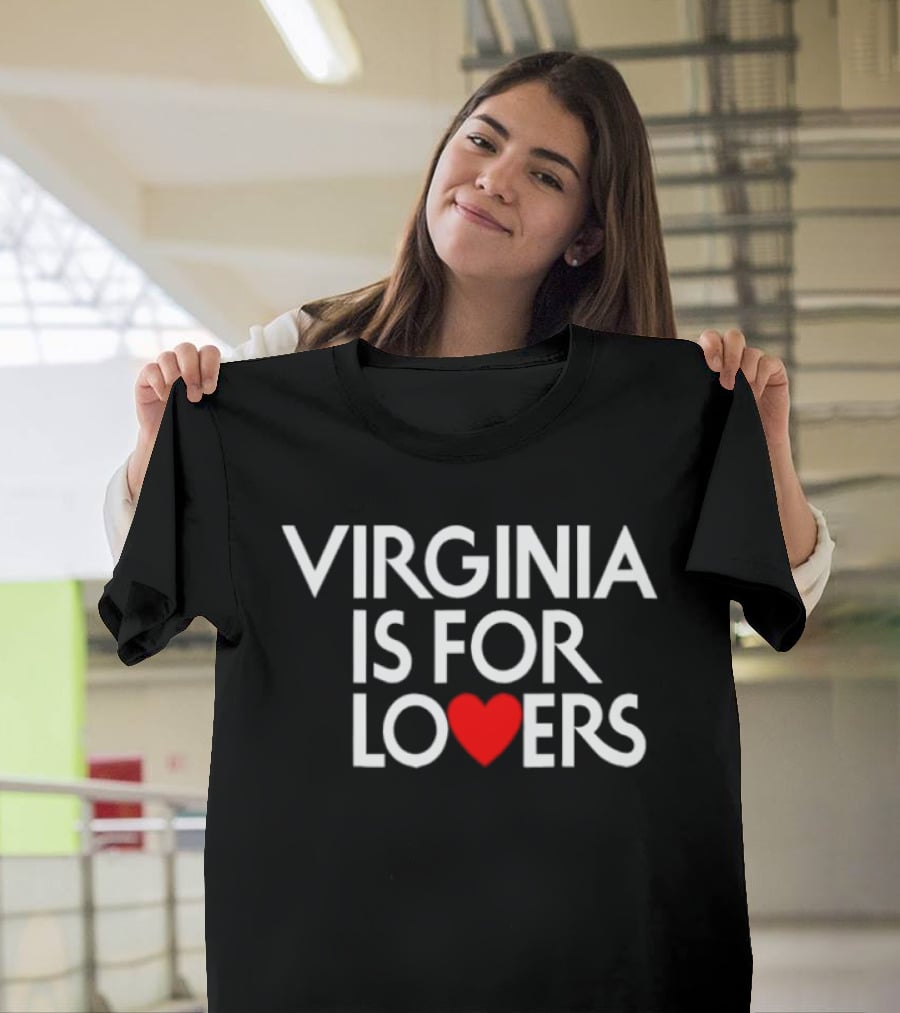 Virginia Is For Lovers Heart T-Shirt