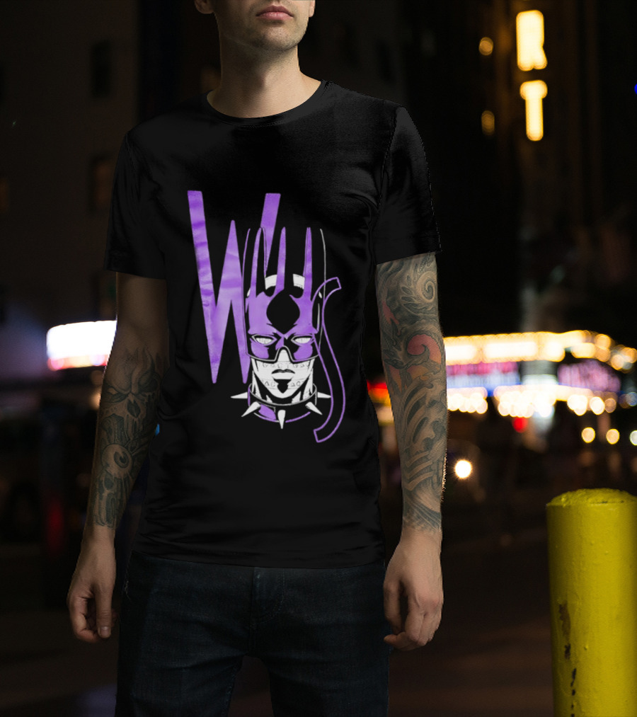WS Whitesnake JoJo Bizarre Adventure Purple Anime Stand T-Shirt
