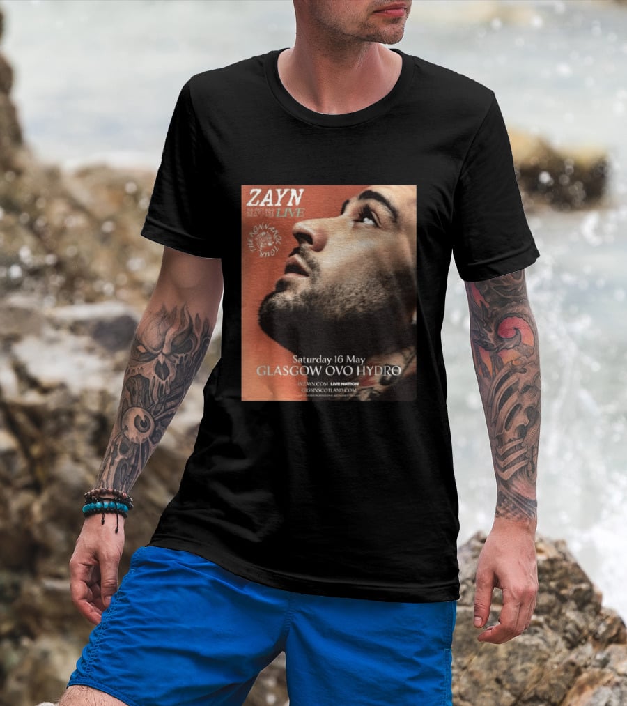 Zayn Live The Konnakol Tour 2026 Glasgow OVO Hydro Saturday 16 May T-Shirt