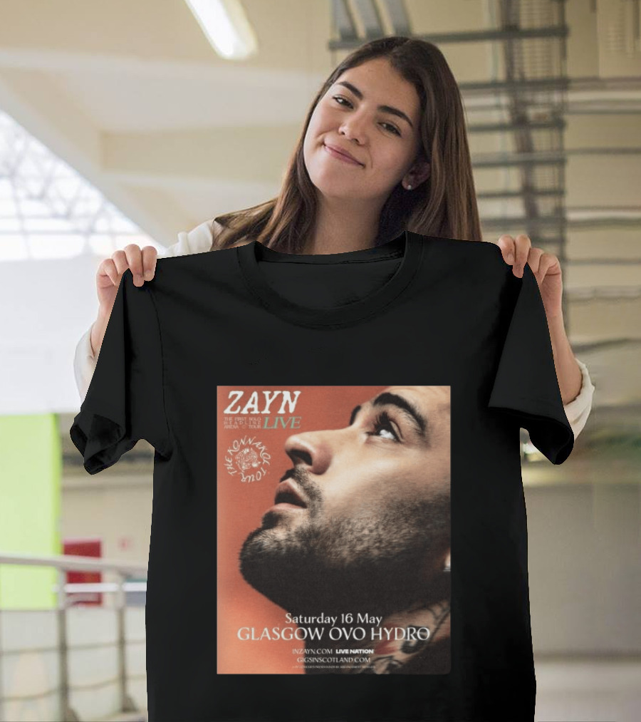 Zayn Live The Konnakol Tour 2026 Glasgow OVO Hydro Saturday 16 May T-Shirt