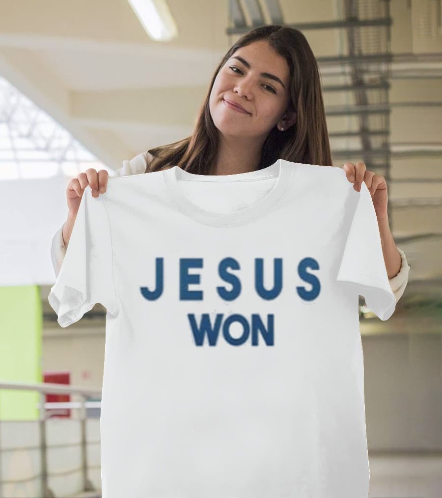 Akron Basketball Jesus Won 2026 Victory T-Shirt