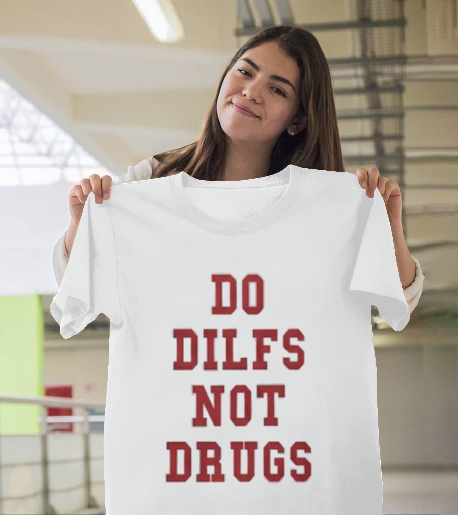 Lane Kiffin Do Dilfs Not Drugs Bold Red T-Shirt