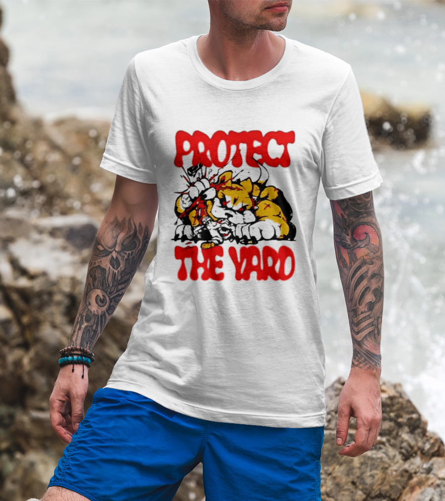 Protect The Yard Aggressive Dog Fighting T-Shirt
