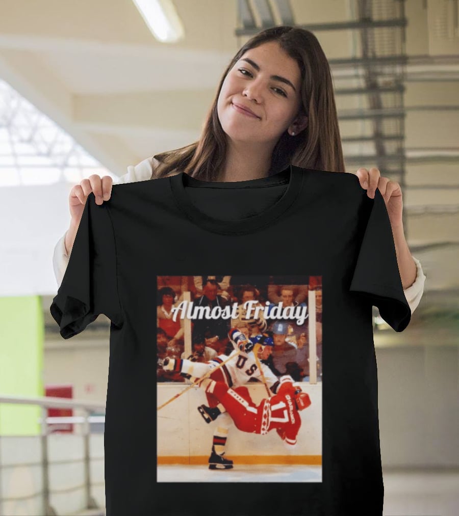 Almost Friday USA Hockey Miracle Hit T-Shirt