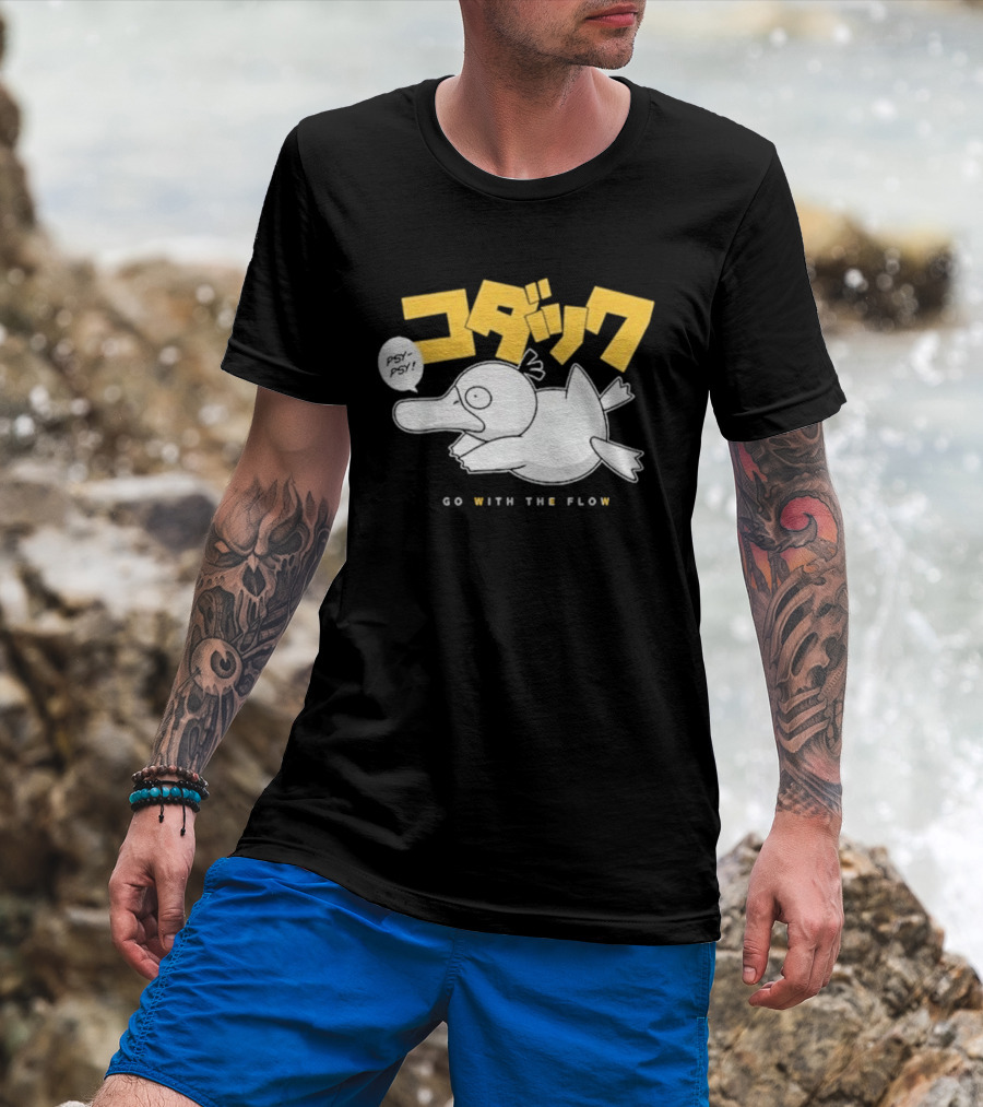 Pokémon Psyduck Go With The Flow T-Shirt