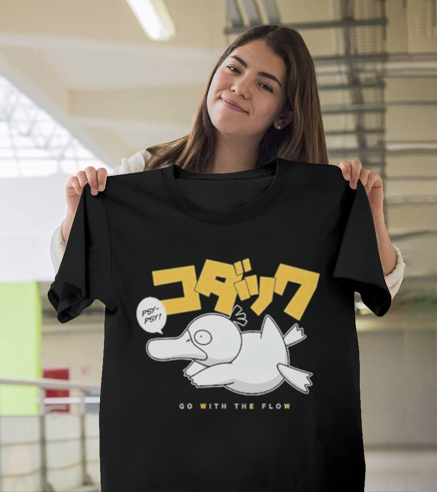 Pokémon Psyduck Go With The Flow T-Shirt