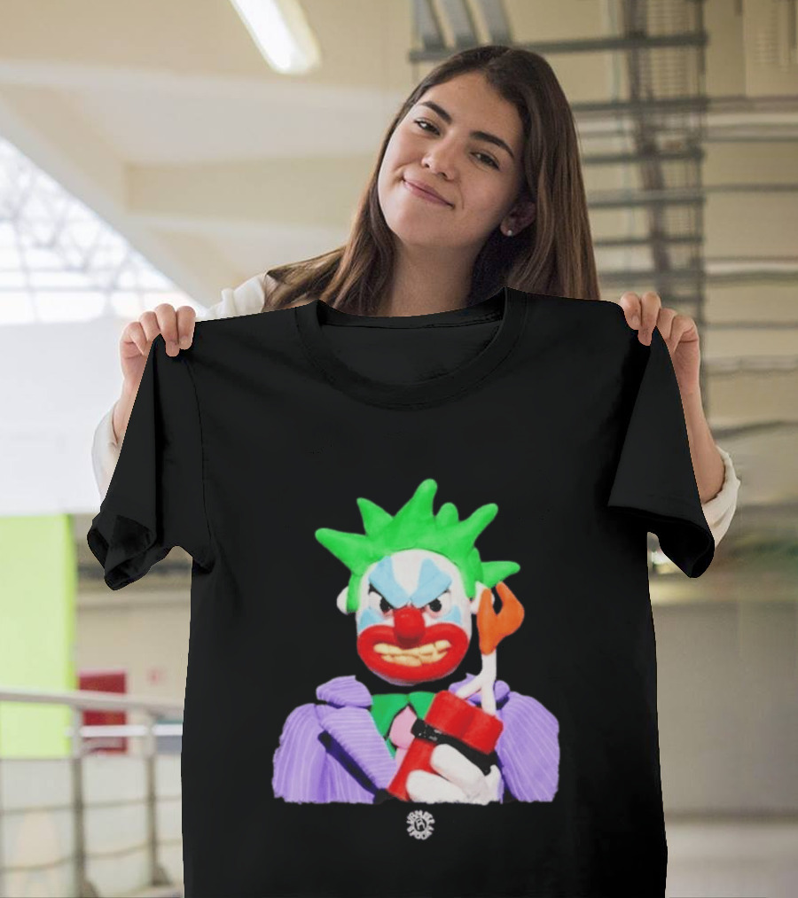 SPOOKY X VAMEEE Joker Clown Holding Dynamite T-Shirt