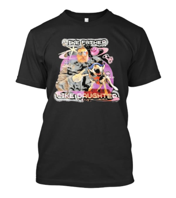 Frank Iero Like Father Like Daughter Player Two Space Adventure T-Shirt